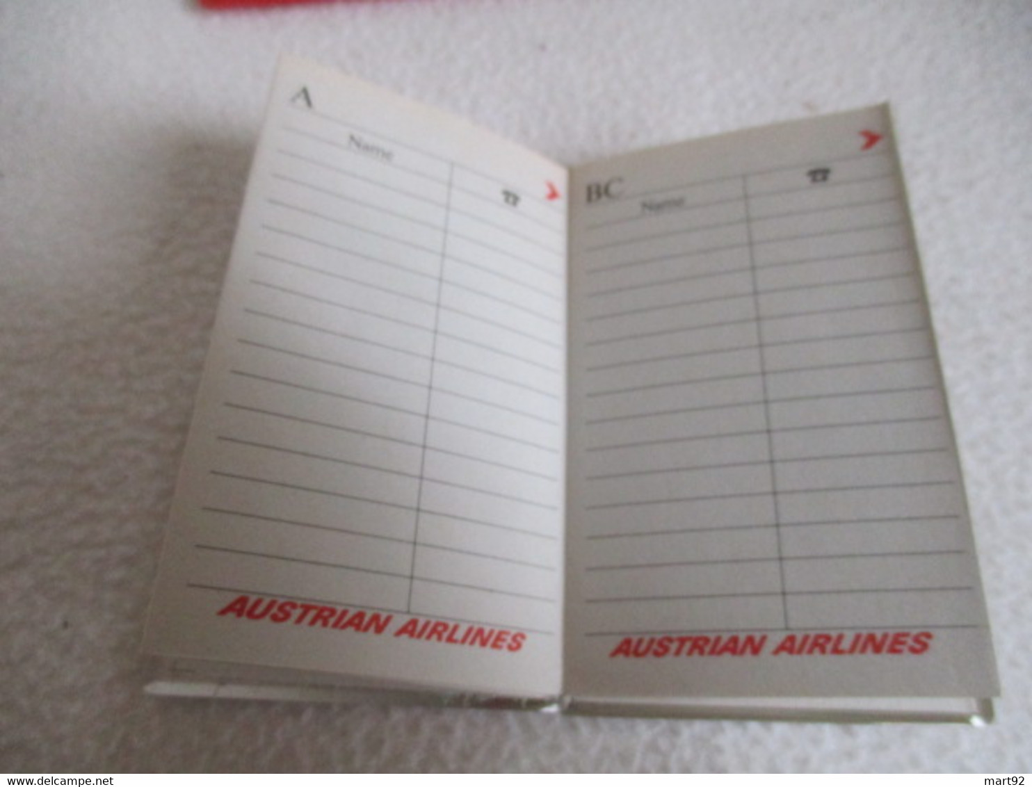 REPERTOIRE  AUSTRIAN AIRLINES DANS SON ETUI - Werbung