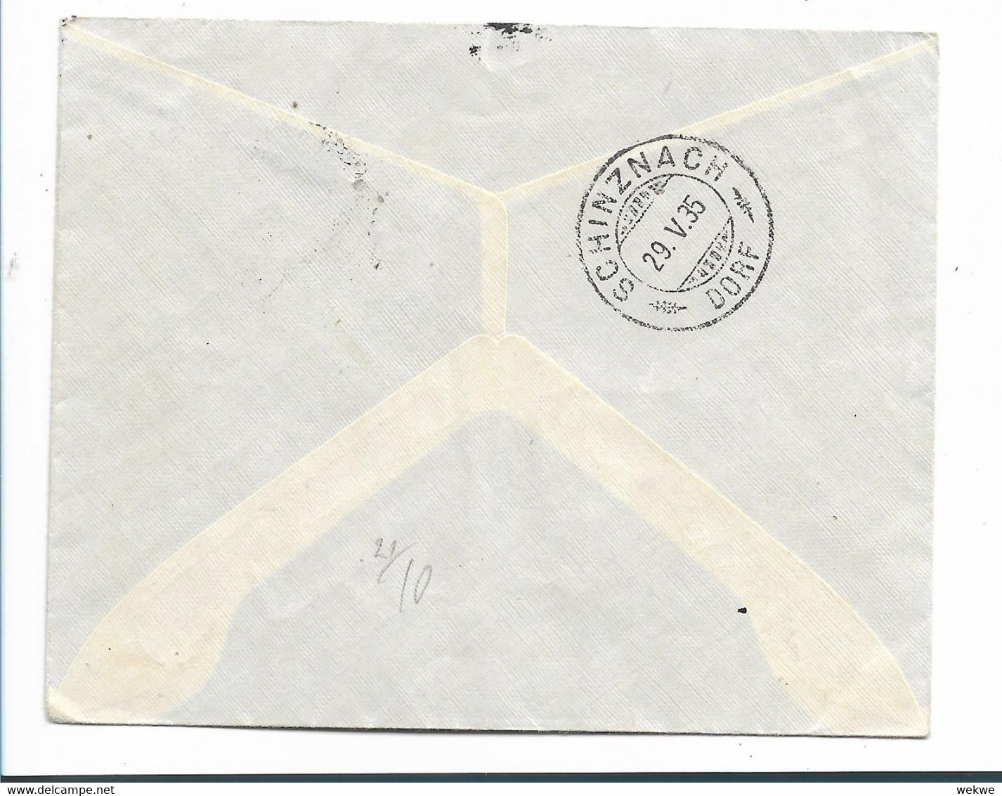 Sie016 / SIERRA LEONE - KG V Jubilee 1935per Drucksache In Die Schweiz (Schinznach) - Sierra Leone (...-1960)