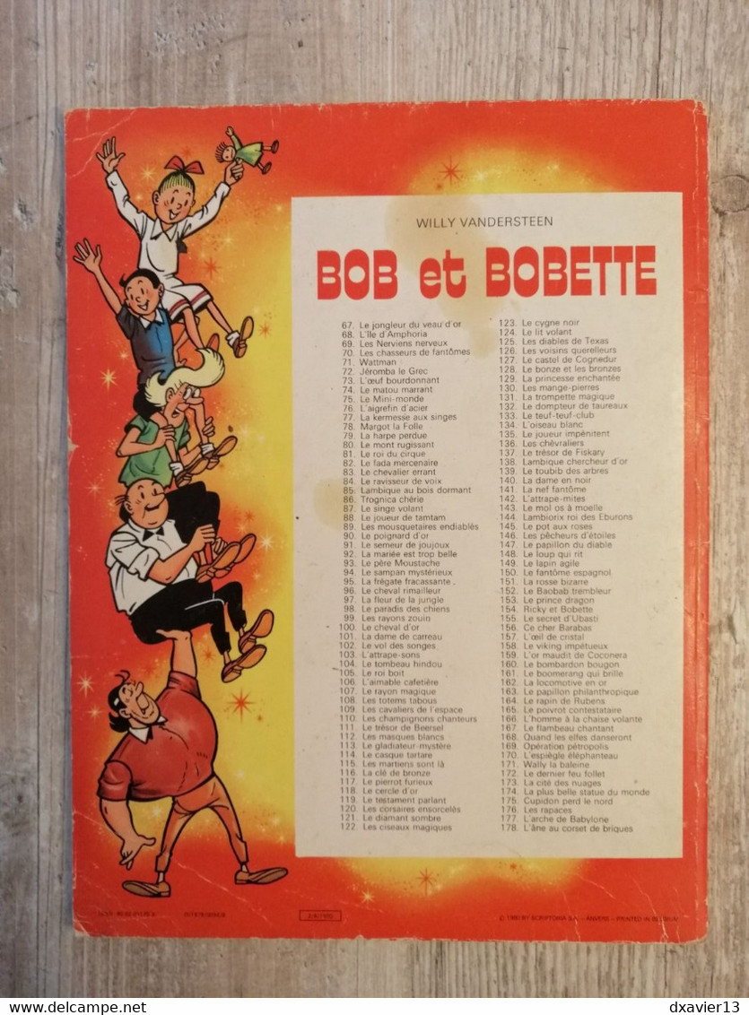 Bande Dessinée - Bob Et Bobette 167 - Le Flambeau Chantant (1980) - Bob Et Bobette