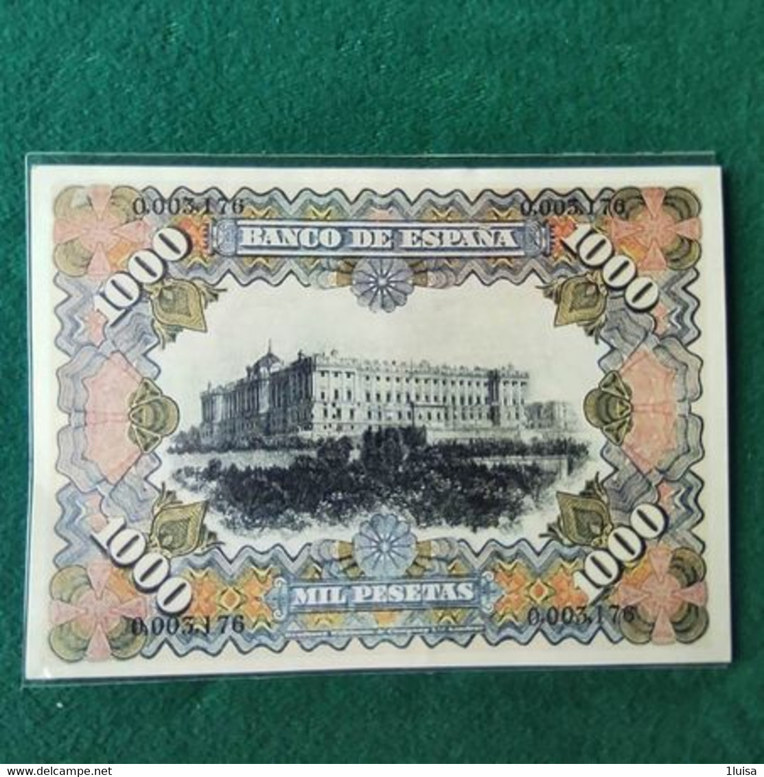 SPAGNA 1000 Pesetas 1907 COPY - 100 Pesetas