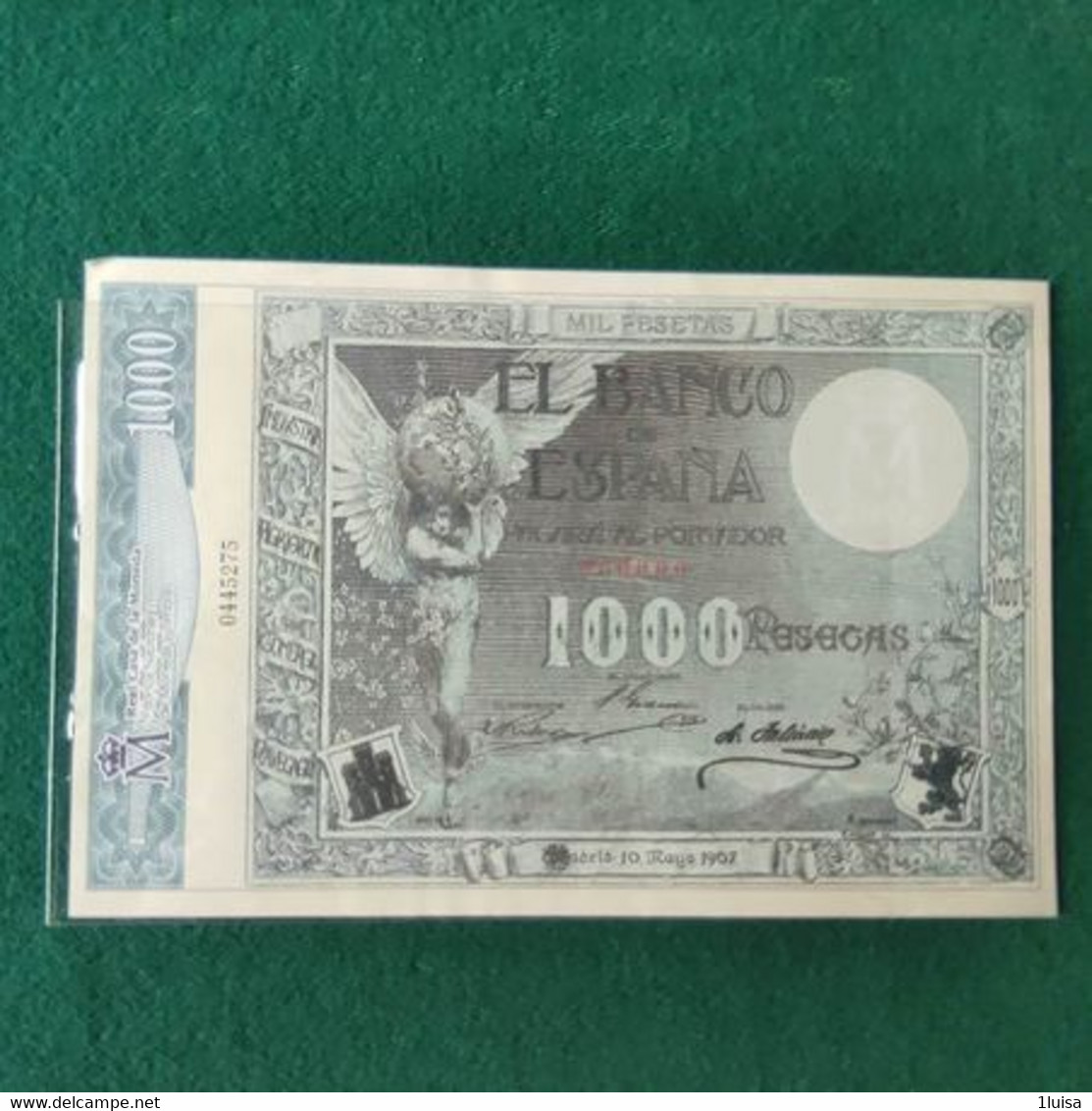 SPAGNA 1000 PESETAS 1907 COPY - 100 Pesetas