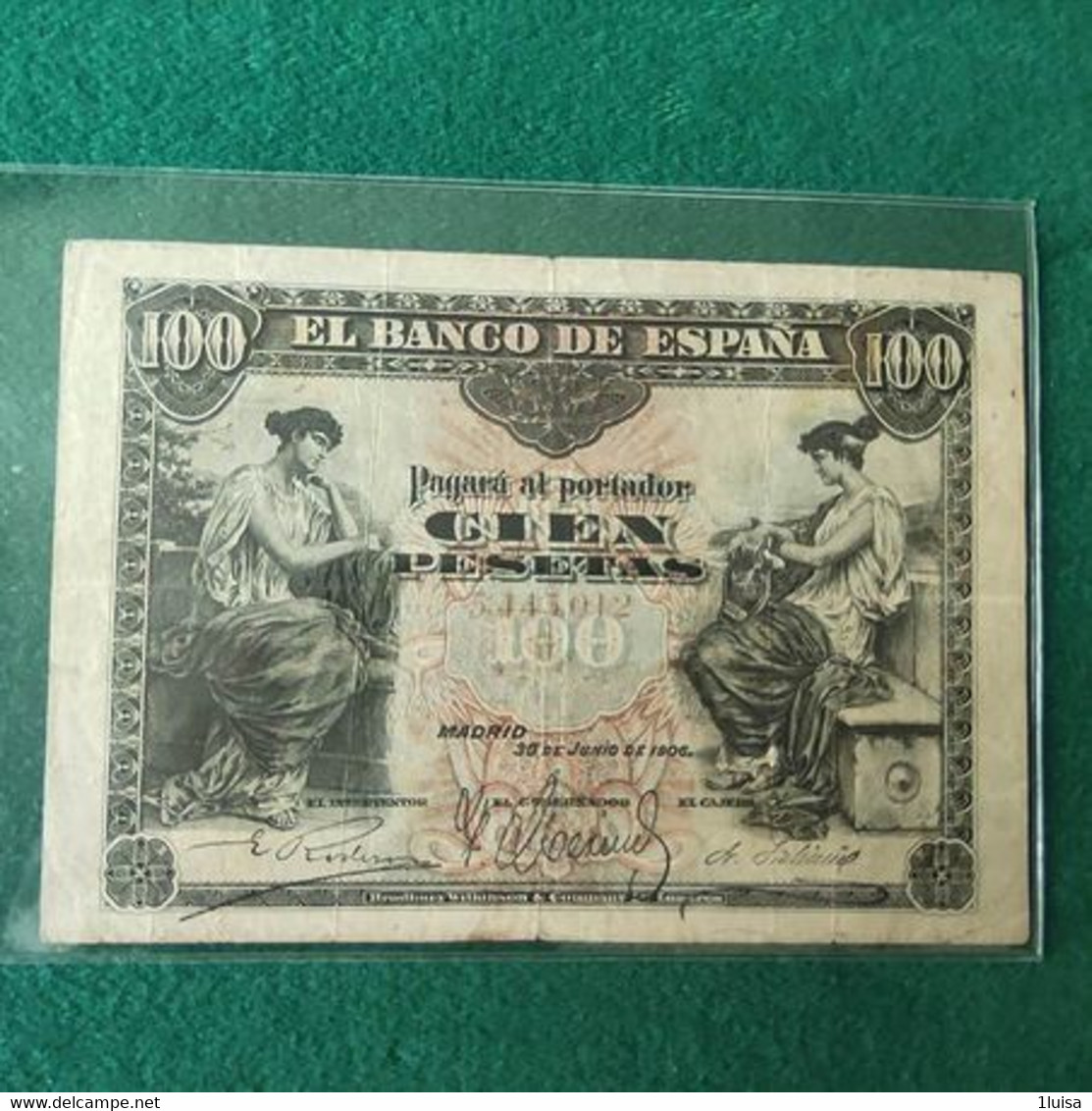 SPAGNA 100 PESETAS 1906 - 100 Peseten