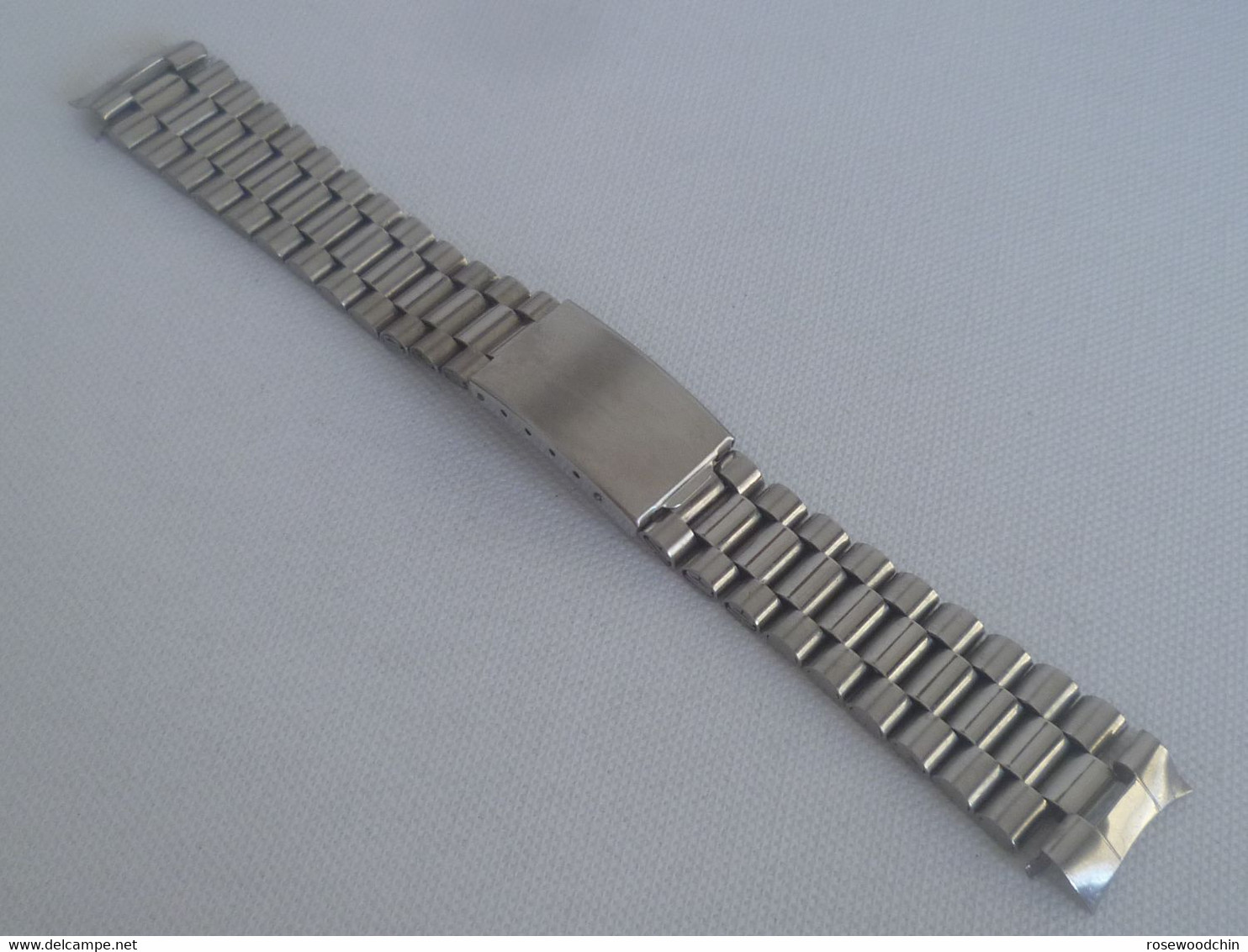 Vintage Stainless Steel Watch Band Bracelet Lug 19/20 Mm (#45) - Montres Gousset