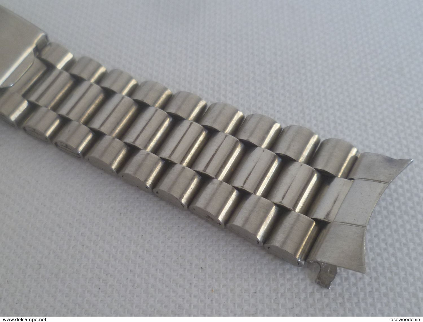 Vintage Stainless Steel Watch Band Bracelet Lug 19/20 Mm (#45) - Montres Gousset