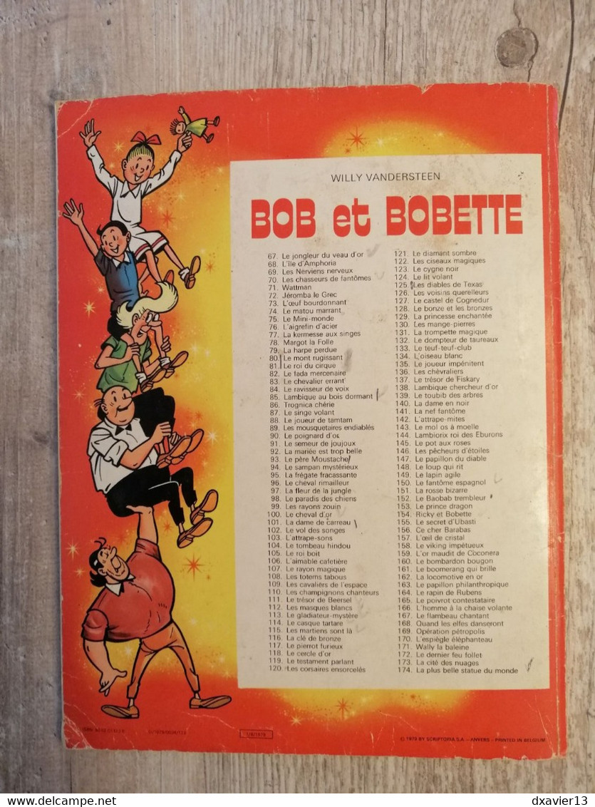 Bande Dessinée - Bob Et Bobette 174 - La Plus Belle Statue Du Monde (1979) - Suske En Wiske