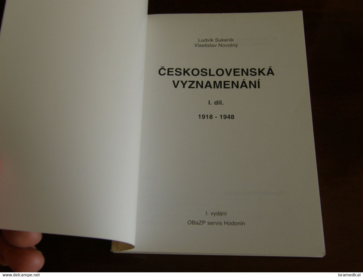 CZECHOSLOVAKIA CATALOGUE OF ORDERS 1918-1948 - Books & CDs