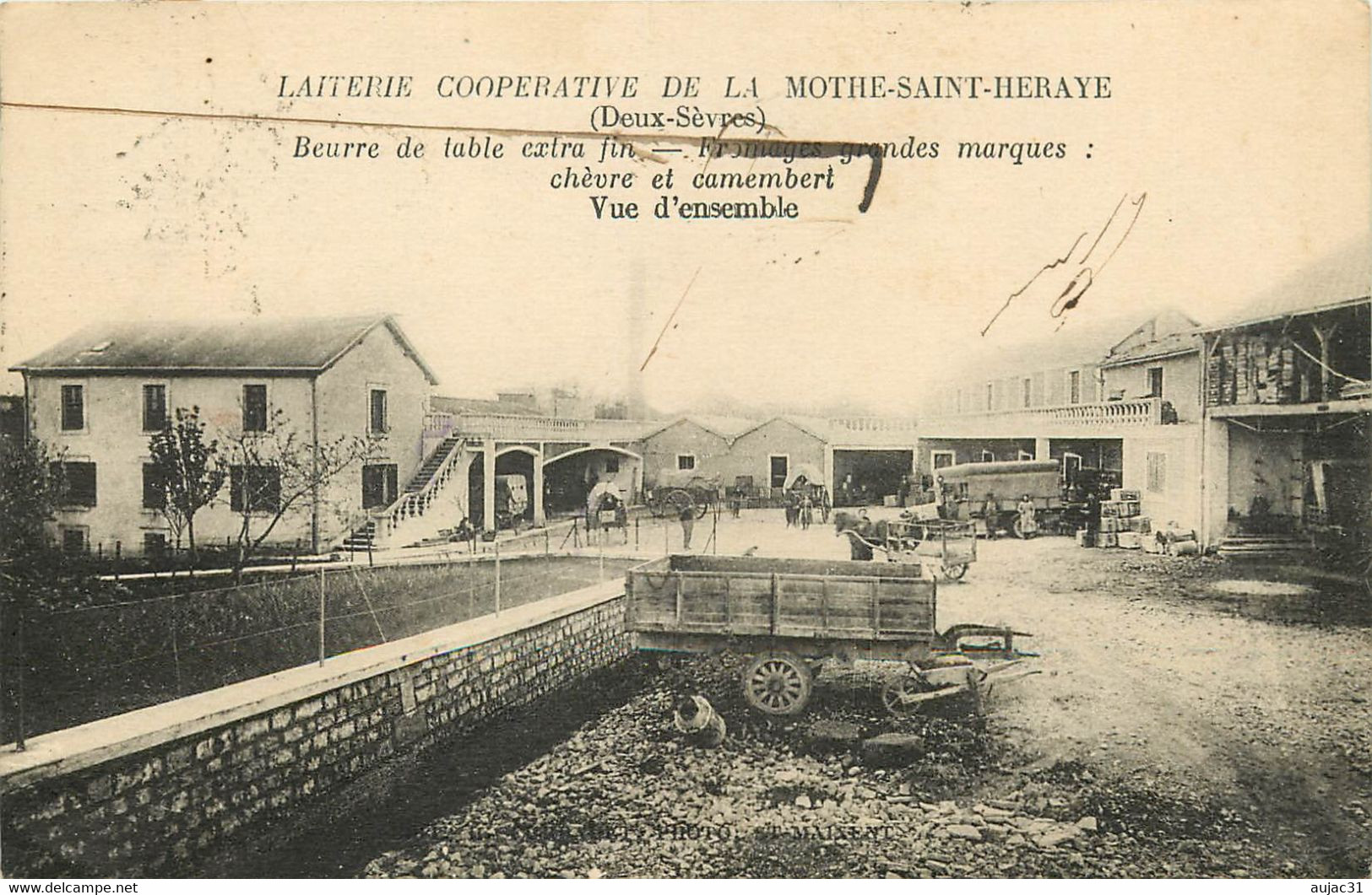 Dép 79 - Laiteries - La Mothe Saint Heray - Laiterie Coopérative - Beurre - Fromage Chèvre Et Camembert - Vue D'ensemble - La Mothe Saint Heray