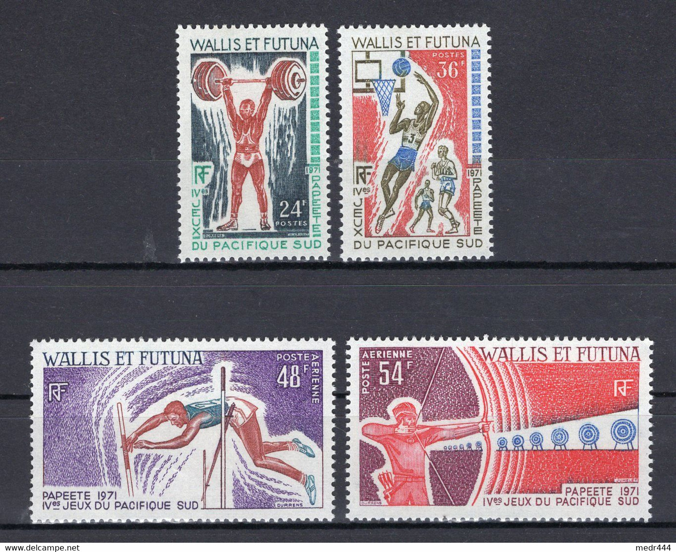 Wallis And Futuna 1971 - Sports - South Pacific Games, Papeete 71 - Stamps 4v - Complete Set - MNH** - Superb*** - Verzamelingen & Reeksen