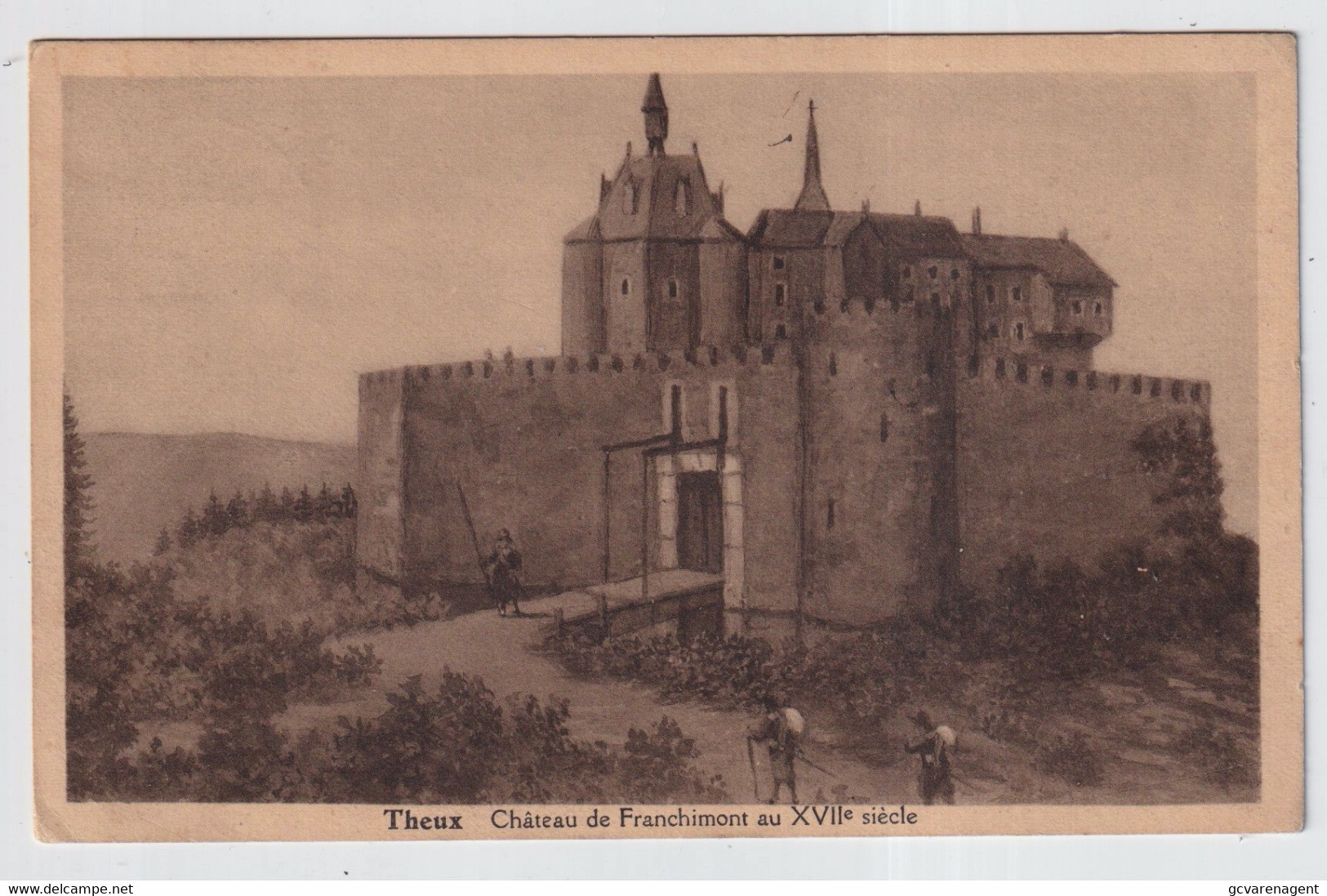 Theux  Chateau De Franchimont Au Xvii Siecle - Theux