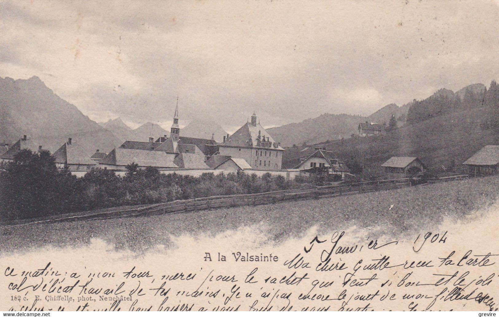 Cerniat, Chartreuse De La Valsainte 1904 - Cerniat 