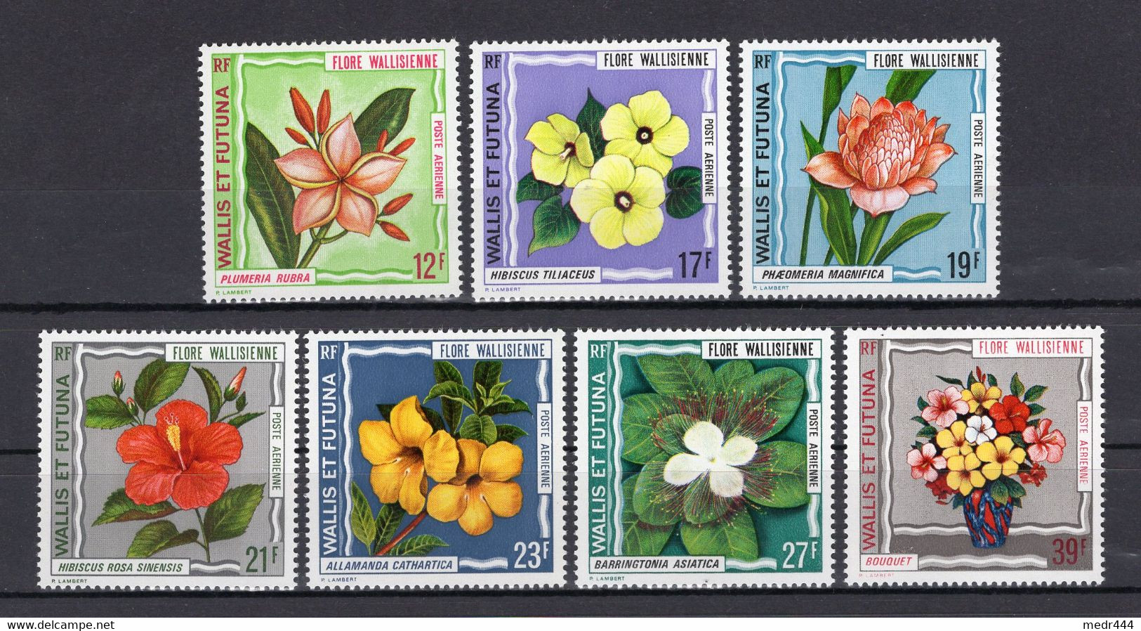 Wallis And Futuna 1973 - Flora - Flowers From Wallis - Stamps 7v - Complete Set - MNH** - Superb*** - Colecciones & Series