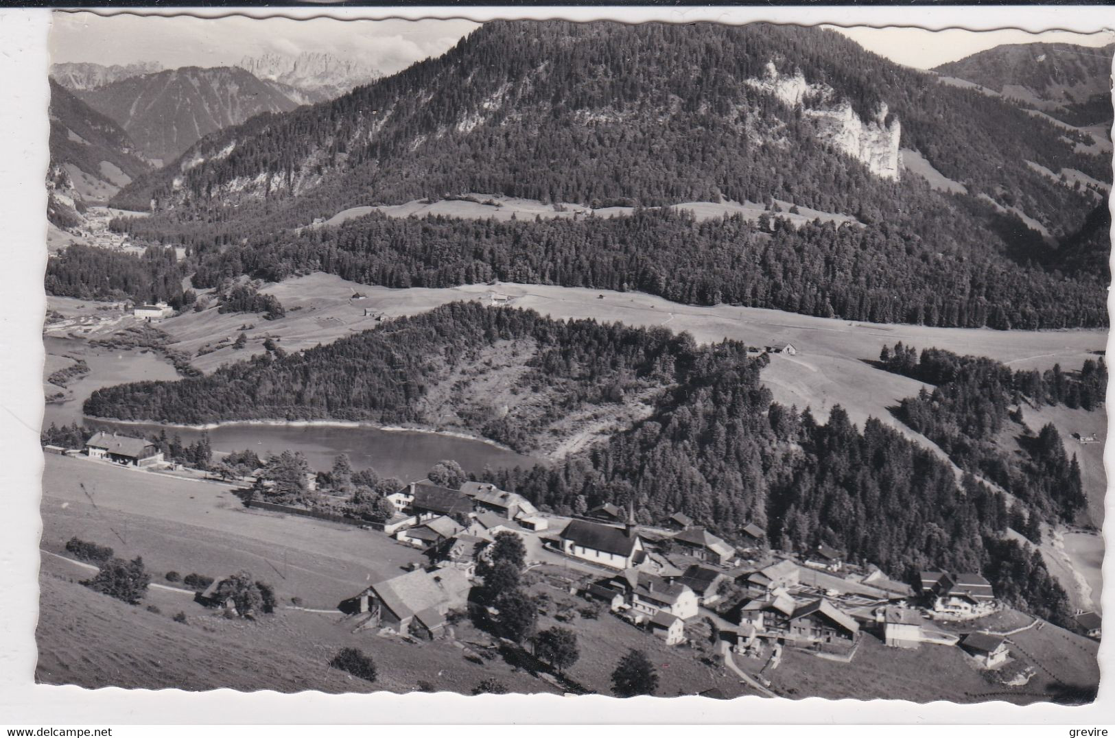 Crésuz Et Le Lac De Montsalvens, La Monse. Carte-photo - Crésuz