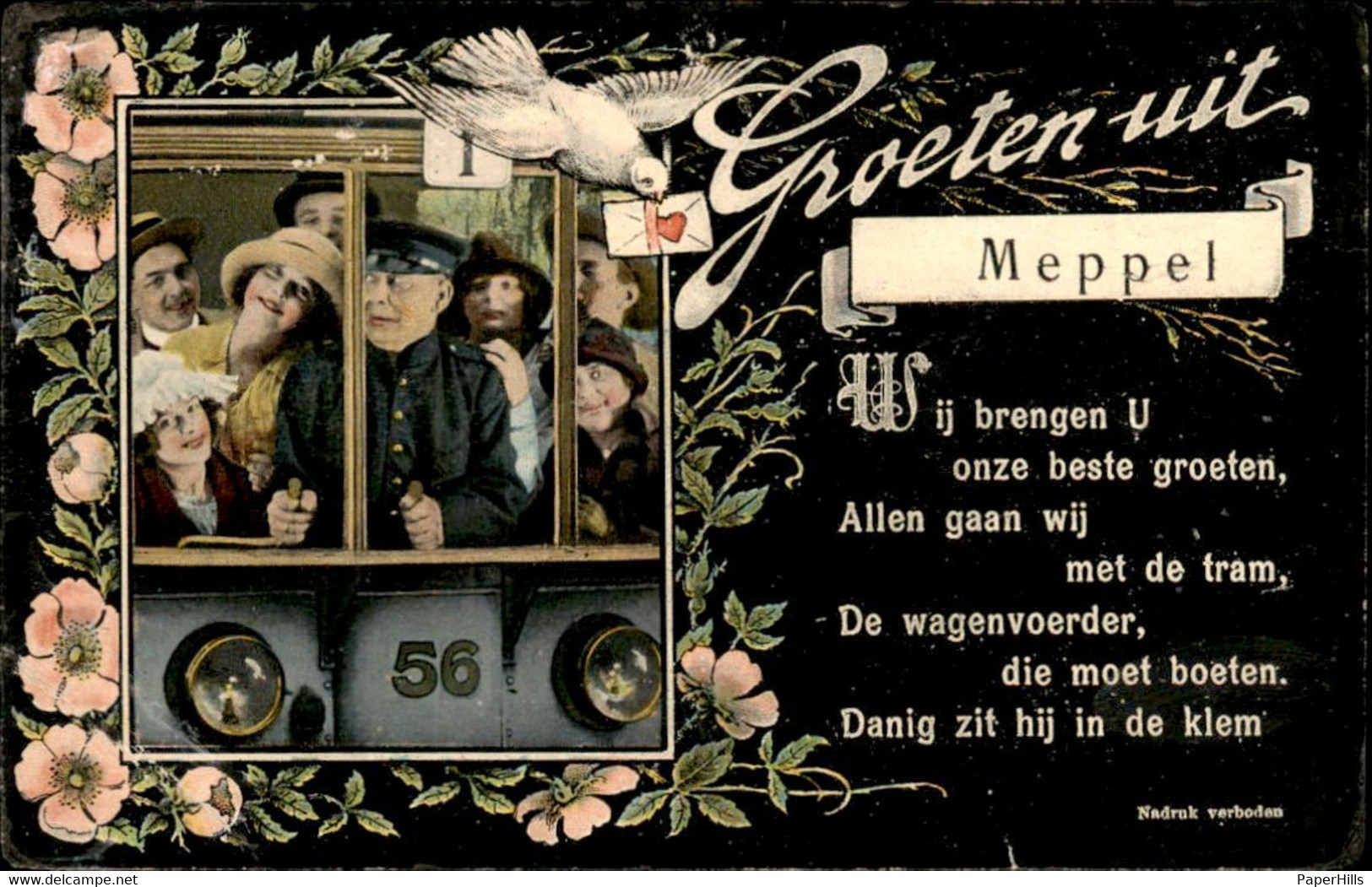 Meppel - Groeten Uit - Trein - 1915 - Other & Unclassified