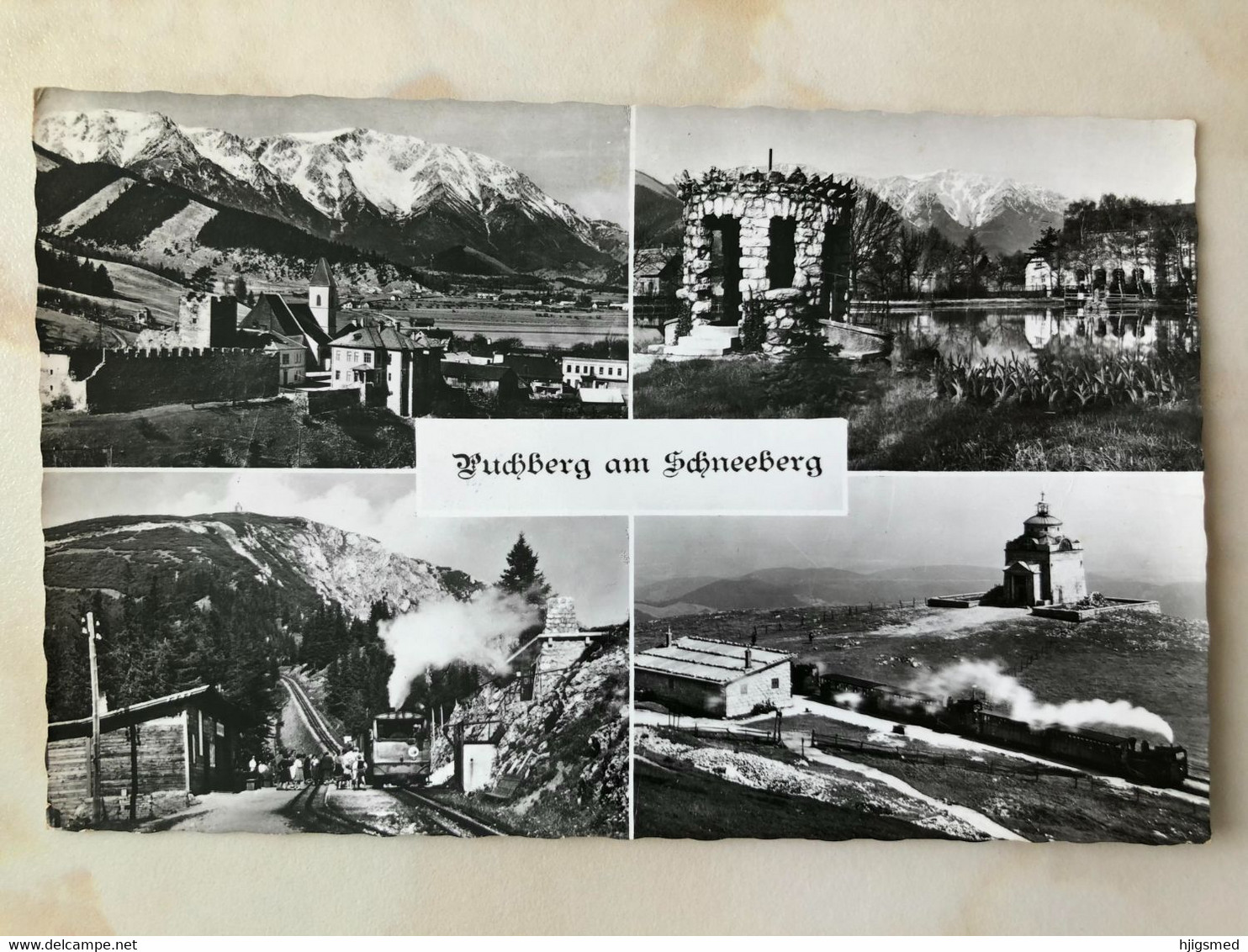 Austria Österreich Puchberg Am Schneeberg Funicular Rail Train Bahn Bahnhof 14489 Post Card POSTCARD - Schneeberggebiet