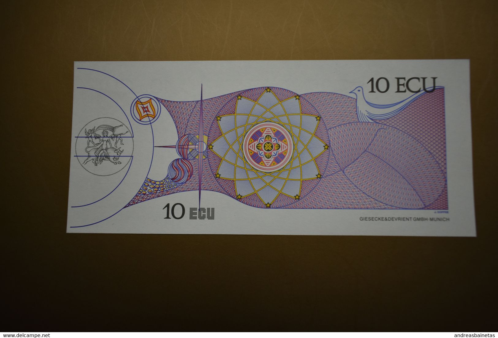 SPECIMEN 10 ECU SEVILLE EXPO 1992 - Schecks  Und Reiseschecks