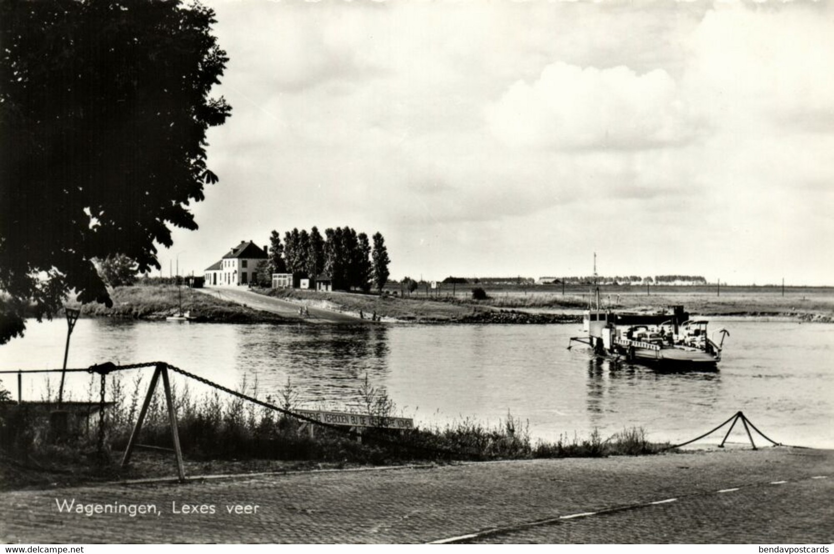 Nederland, WAGENINGEN, Lexes Veer (1950s) Ansichtkaart - Wageningen