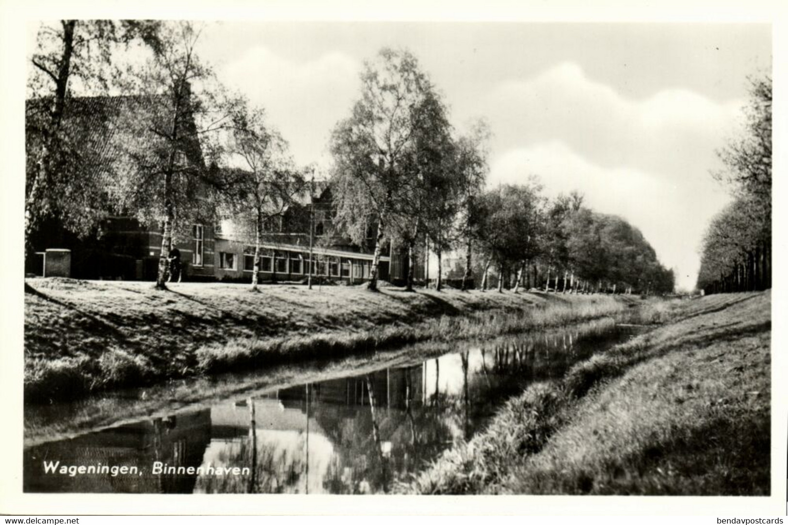 Nederland, WAGENINGEN, Binnenhaven (1950s) Ansichtkaart - Wageningen