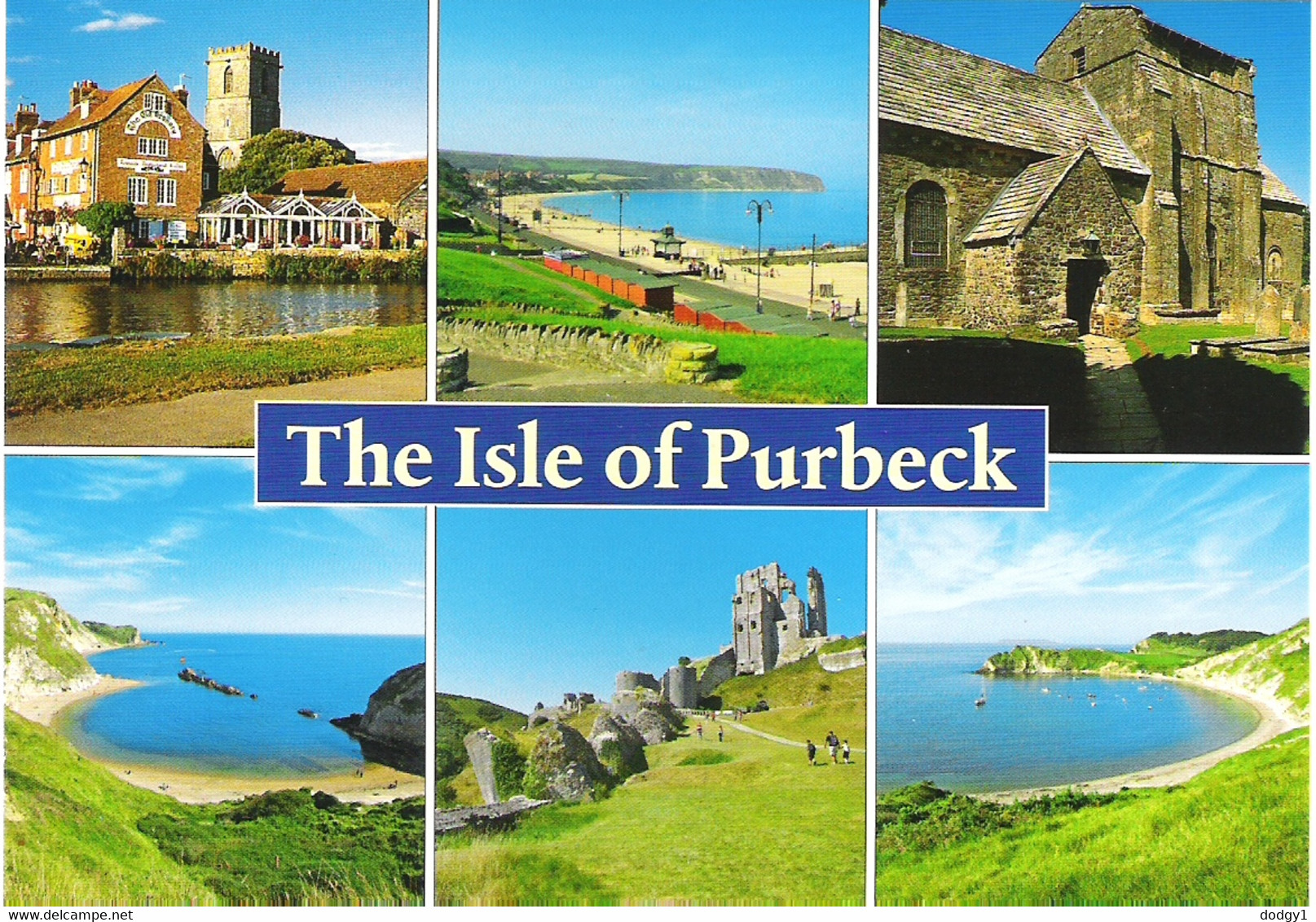 SCENES FROM THE ISLE OF PURBECK, DORSET, ENGLAND. UNUSED POSTCARD Ap5 - Swanage