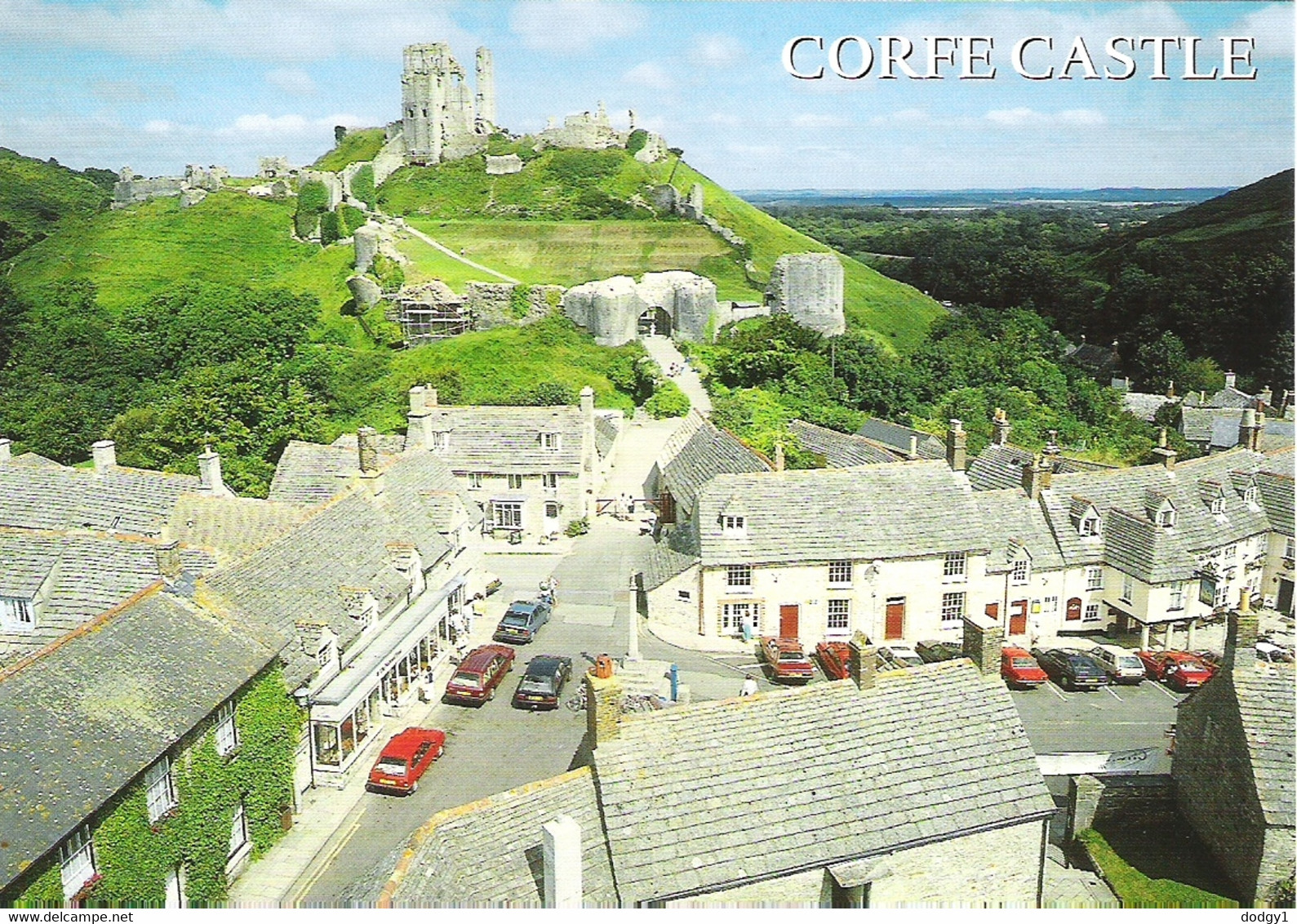 CORFE CASTLE, DORSET, ENGLAND. UNUSED POSTCARD Ap5 - Swanage