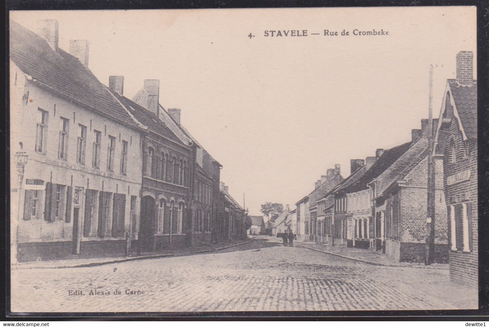 STAVELE.   Rue  De  Crombeke - Alveringem