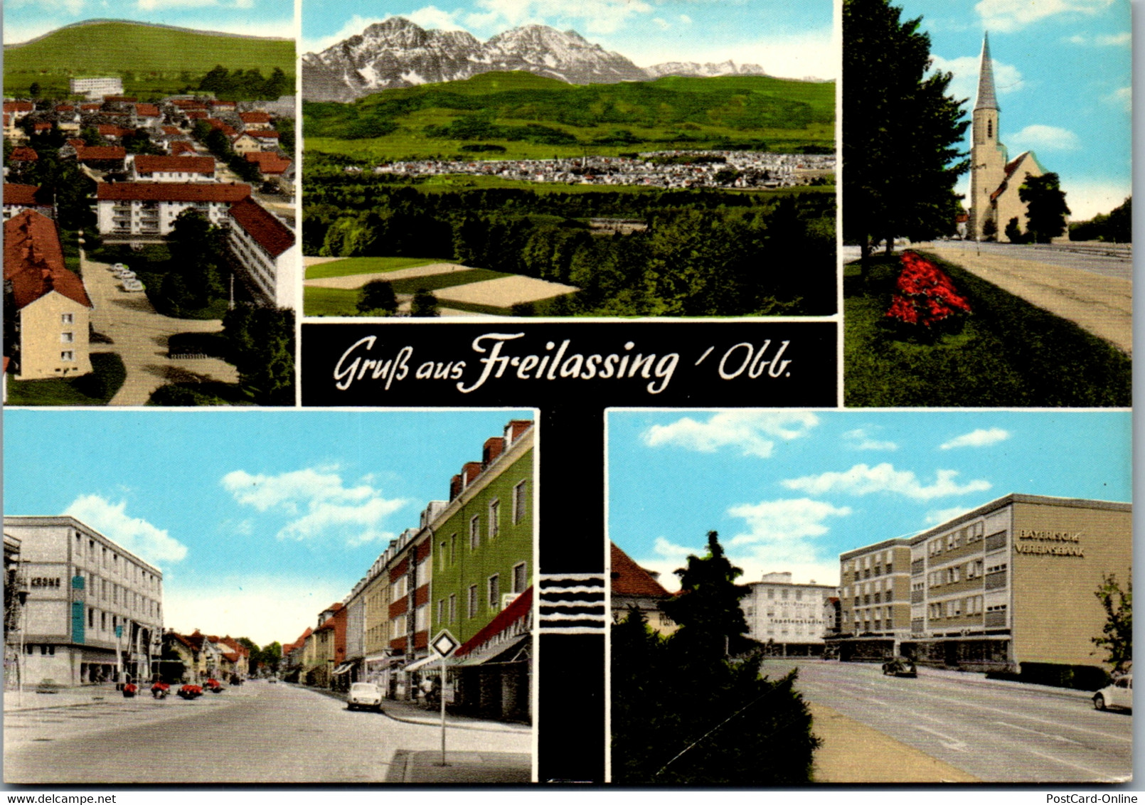 22910 - Deutschland - Freilassing , Mehrbildkarte - Gelaufen 1973 - Freilassing