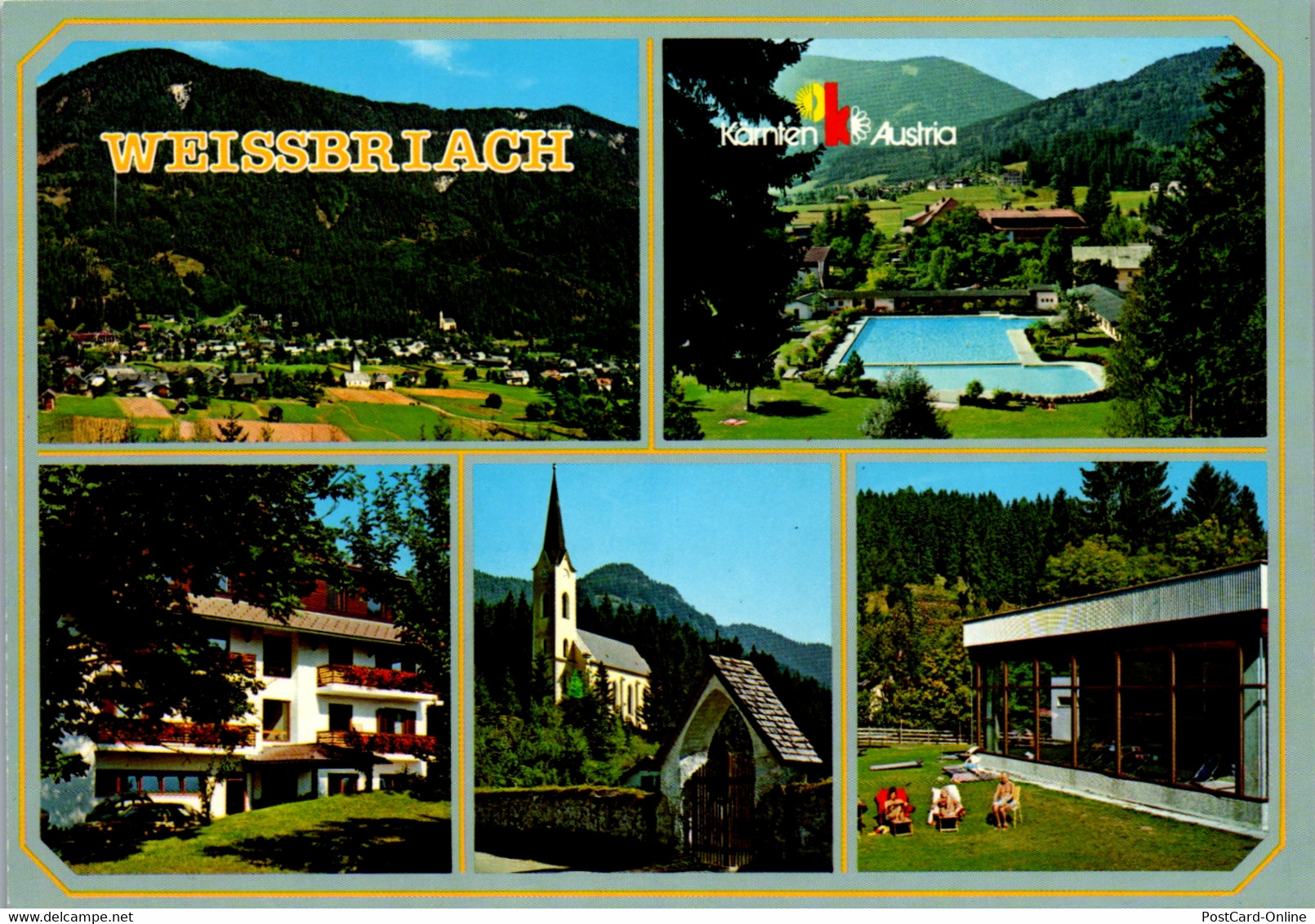 23007 - Kärnten - Weissbriach , Mehrbildkarte - Nicht Gelaufen - Weissensee