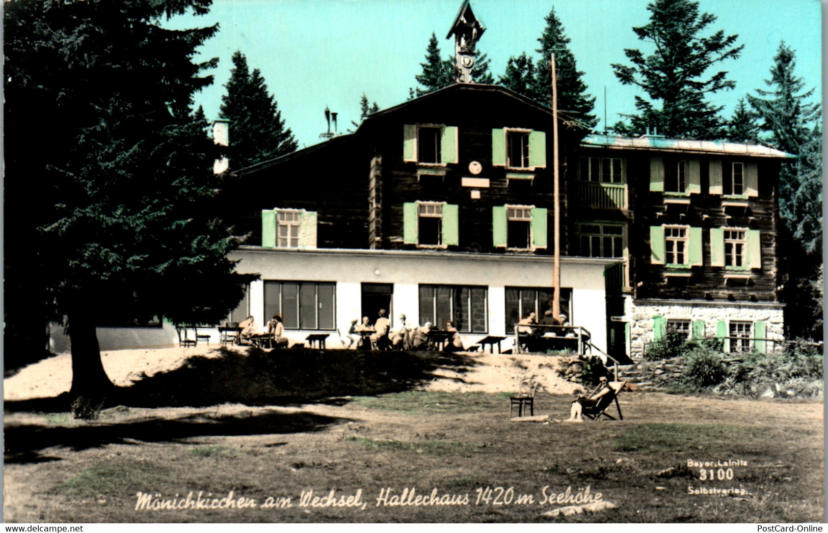 23082 - Niederösterreich - Mönichkirchen Am Wechsel , Hallerhaus - Gelaufen 1960 - Wechsel