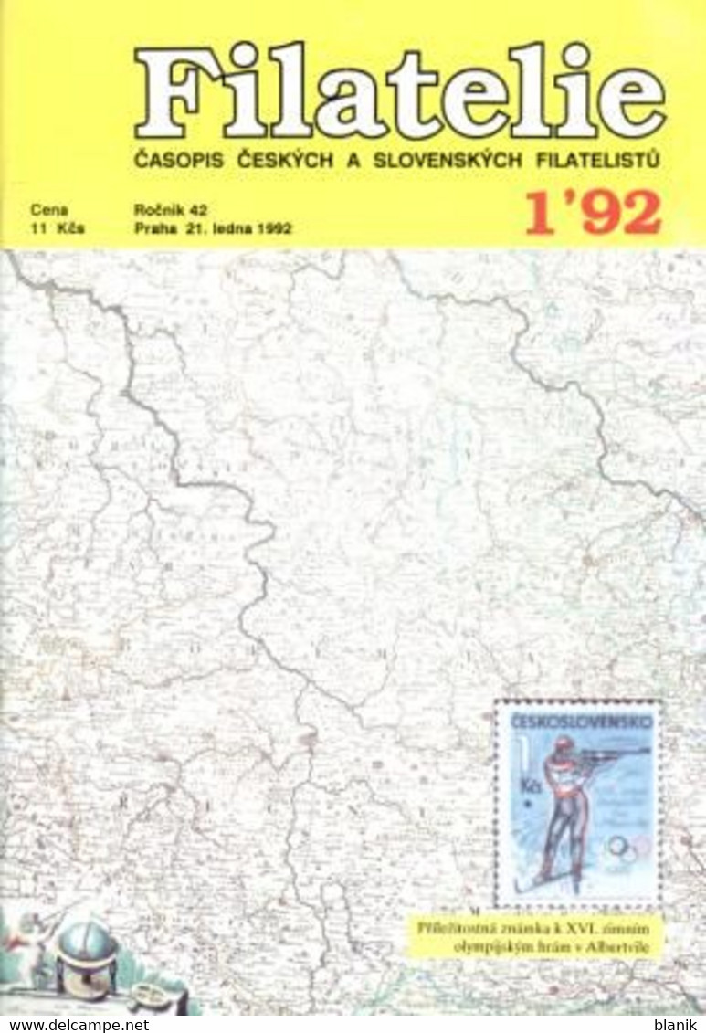 CZ - Zeitschrift - časoppis / FILATELIE 1992 - Komplette Jahrgang - FILATELIE 1992 / 01 - 12 - Kompletní Ročník - Andere & Zonder Classificatie