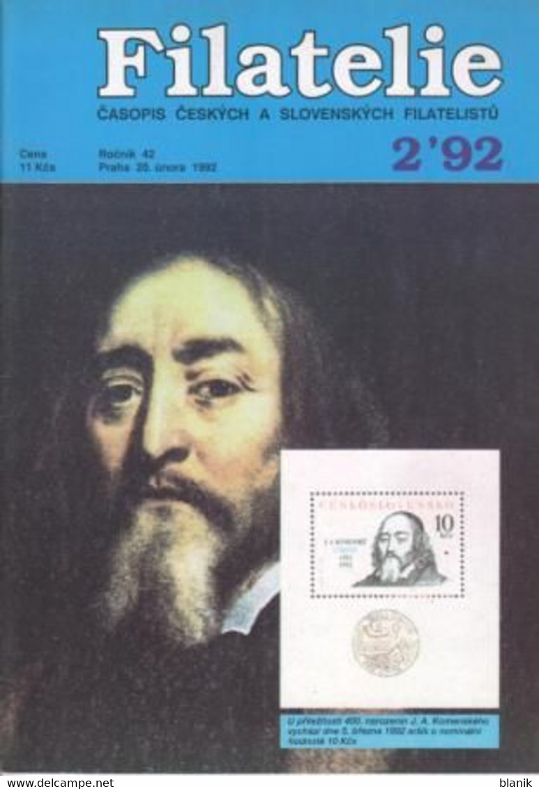 CZ - Zeitschrift - časoppis / FILATELIE 1992 - Komplette Jahrgang - FILATELIE 1992 / 01 - 12 - Kompletní Ročník - Autres & Non Classés