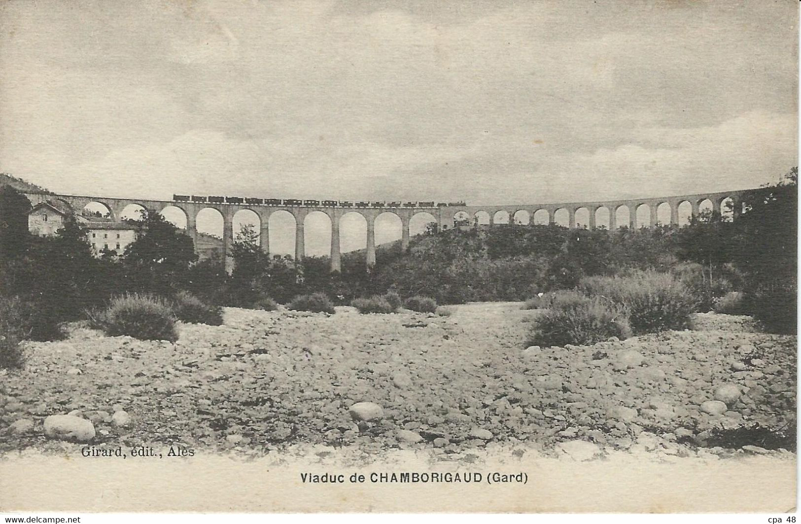 GARD : Chamborigaud, Le Viaduc - Chamborigaud