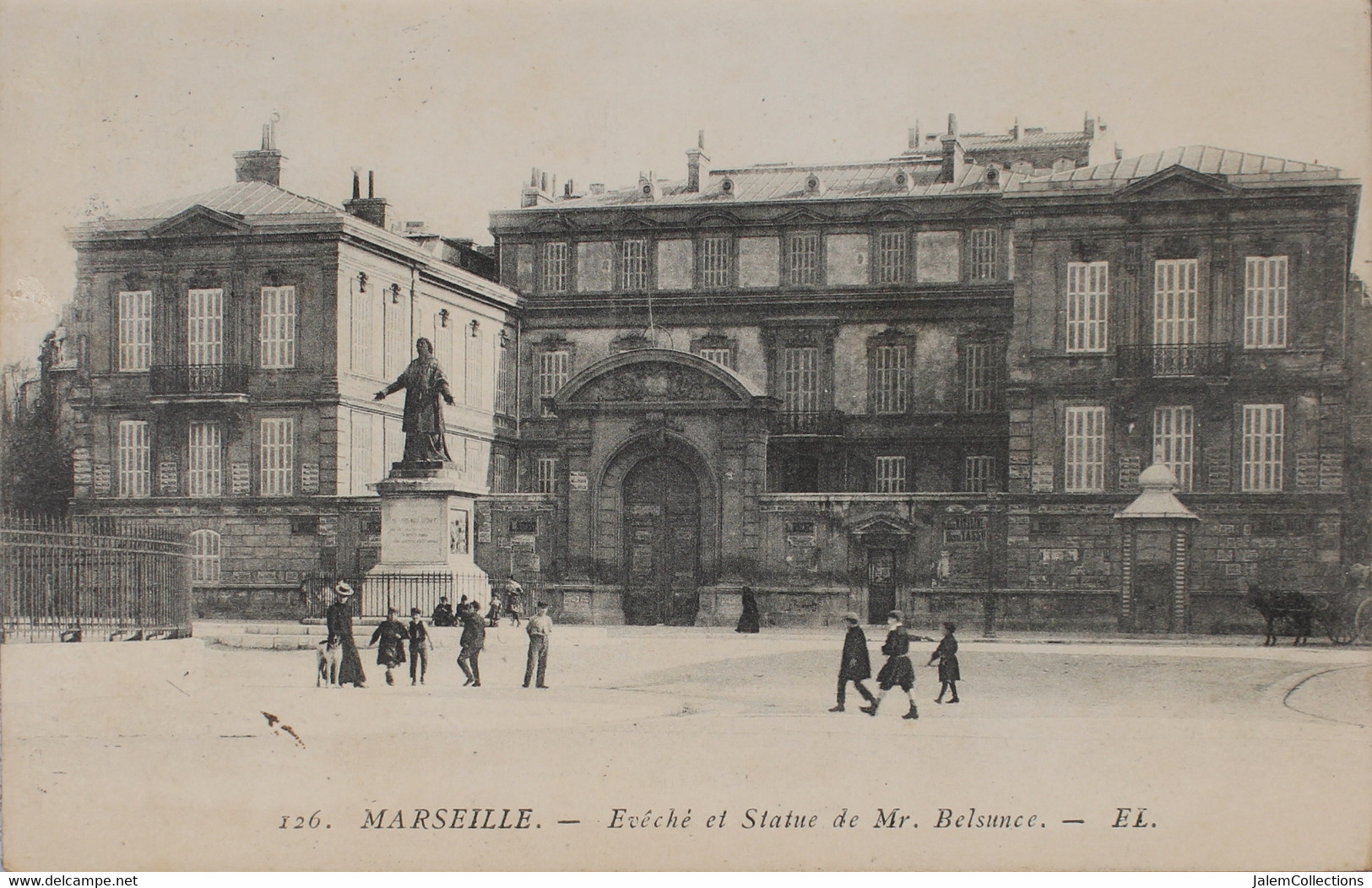 MARSEILLE Evêché Et Statue De M. Belsunce - Joliette, Hafenzone