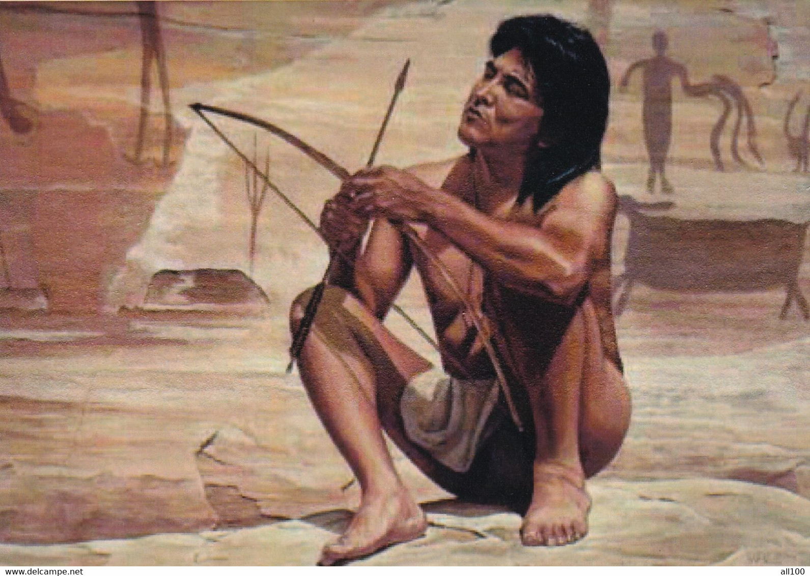 A14809 - PREHISTORY MAN POSTCARD - Prehistory