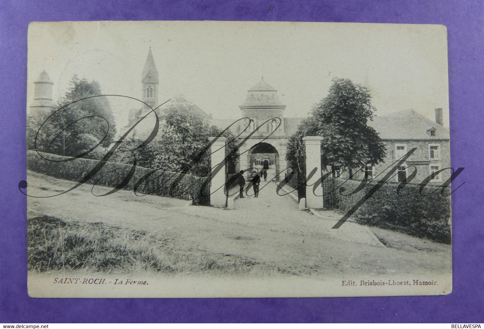 Ferrières  Saint Roch Belgique. La Ferme Edit Brisbois Hamoir (1904?) - Ferrières