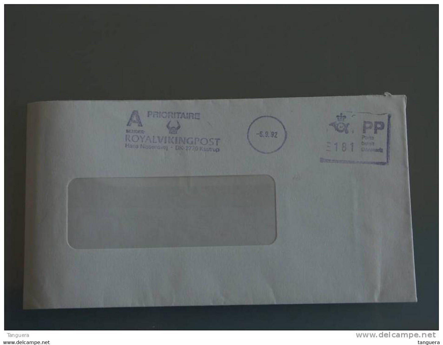 Denemarken Danemark Danmark 1992 Brief Omslag Enveloppe Lettre Cover EMA Frankeermachine - Franking Machines (EMA)