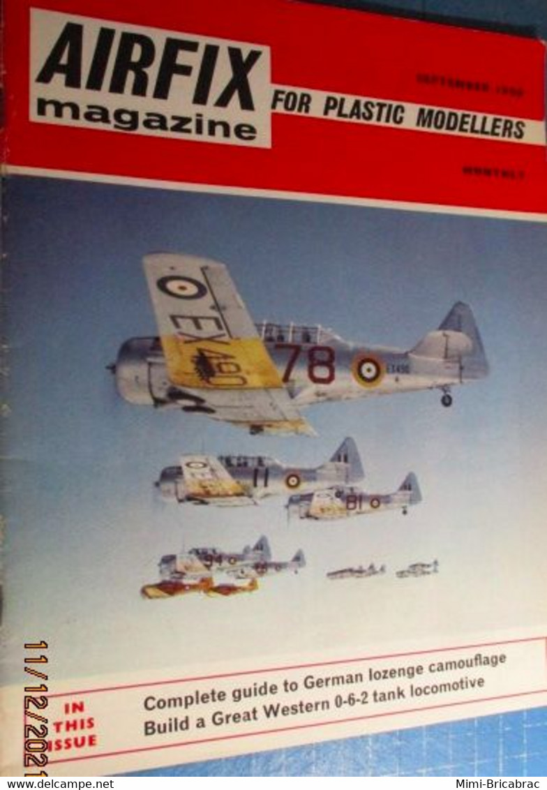 AIRFIXMAG2021 Revue Maquettisme En Anglais AIRFIX MAGAZINE De Septbre 1968 , TBE , Sommaire En Photo 3 - Gran Bretagna