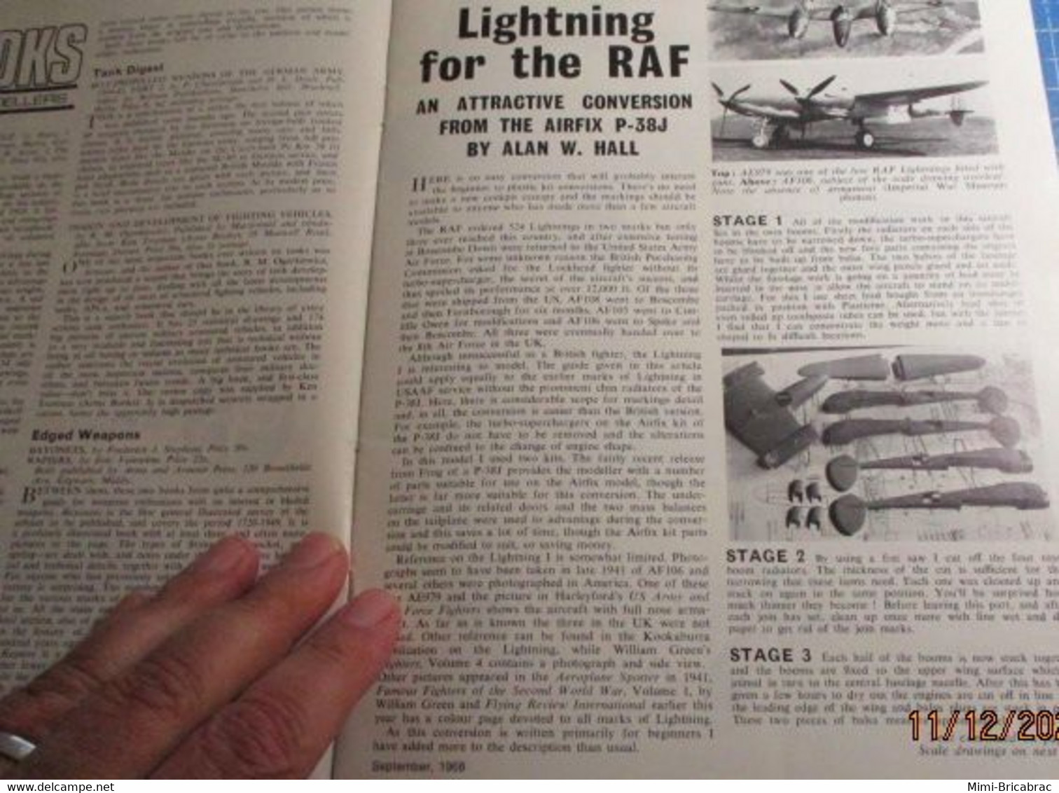 AIRFIXMAG2021 Revue Maquettisme En Anglais AIRFIX MAGAZINE De Septbre 1968 , TBE , Sommaire En Photo 3 - Gran Bretagna