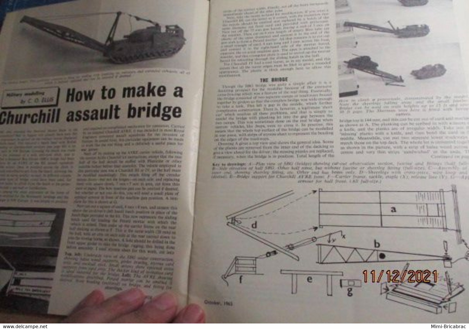 AIRFIXMAG2021 Revue Maquettisme En Anglais AIRFIX MAGAZINE De Octobre 1965 , TBE , Sommaire En Photo 3 - Groot-Britannië