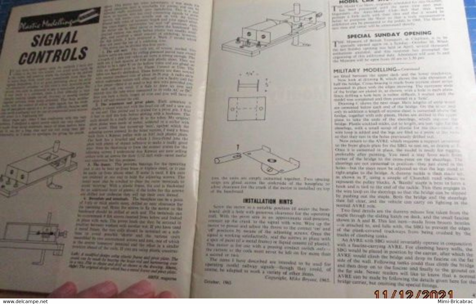 AIRFIXMAG2021 Revue Maquettisme En Anglais AIRFIX MAGAZINE De Octobre 1965 , TBE , Sommaire En Photo 3 - Grande-Bretagne