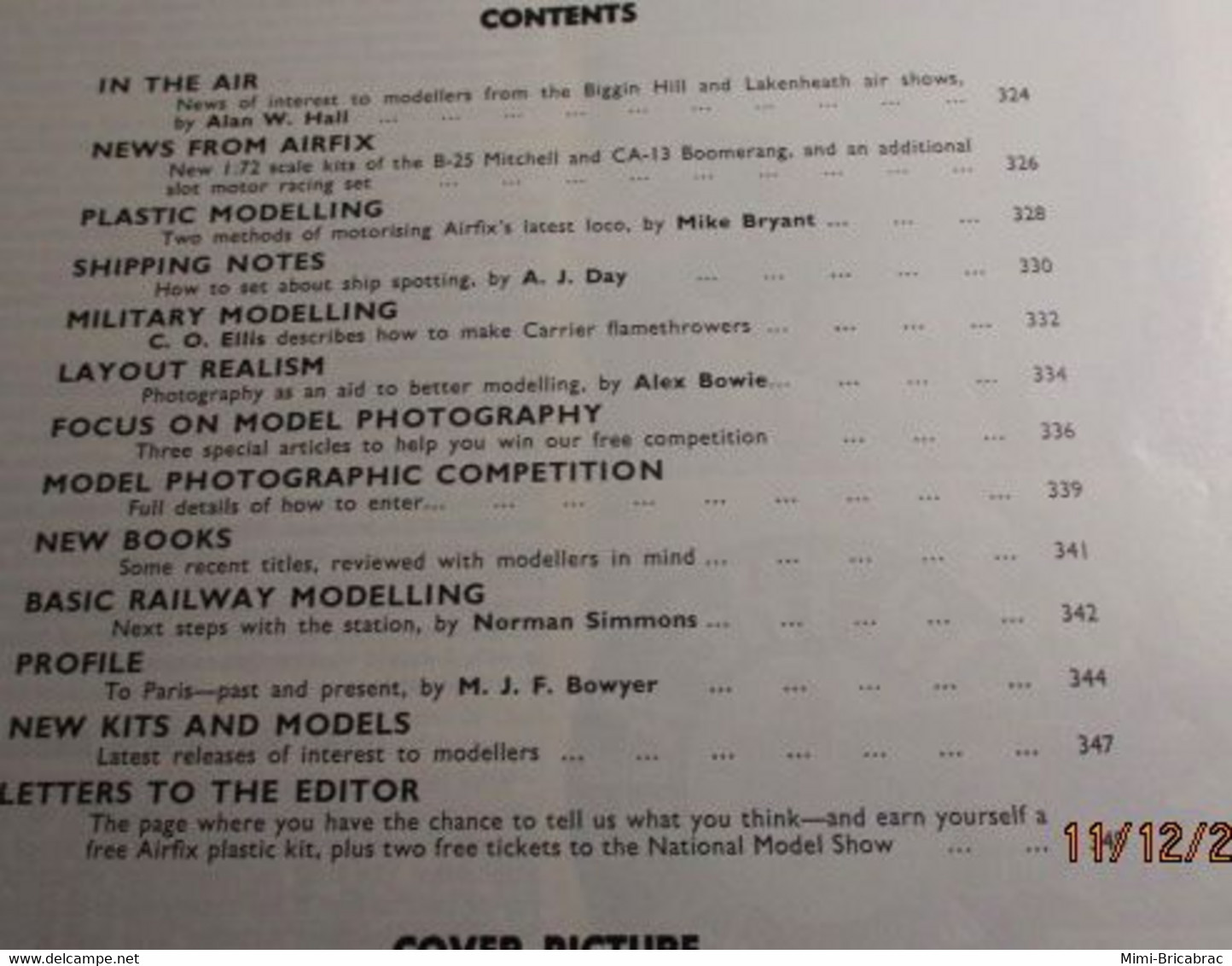 AIRFIXMAG2021 Revue Maquettisme En Anglais AIRFIX MAGAZINE De Juillet 1965 , TBE , Sommaire En Photo 3 - Groot-Britannië