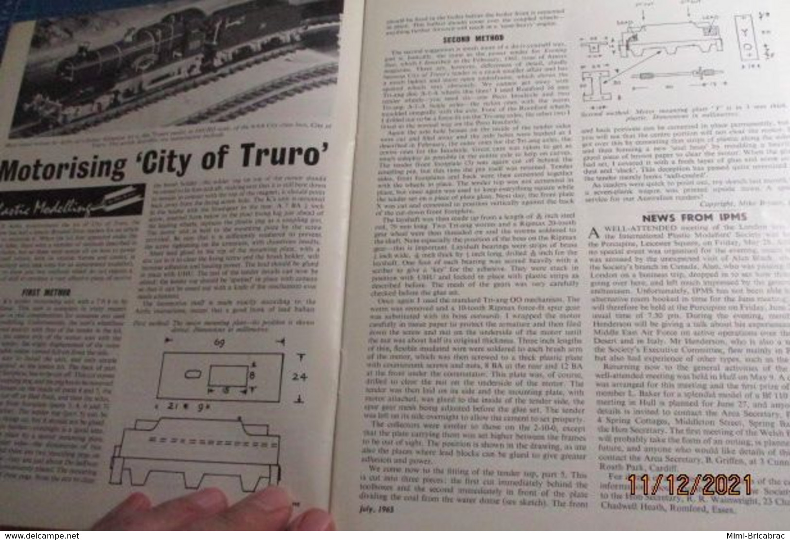 AIRFIXMAG2021 Revue Maquettisme En Anglais AIRFIX MAGAZINE De Juillet 1965 , TBE , Sommaire En Photo 3 - Groot-Britannië