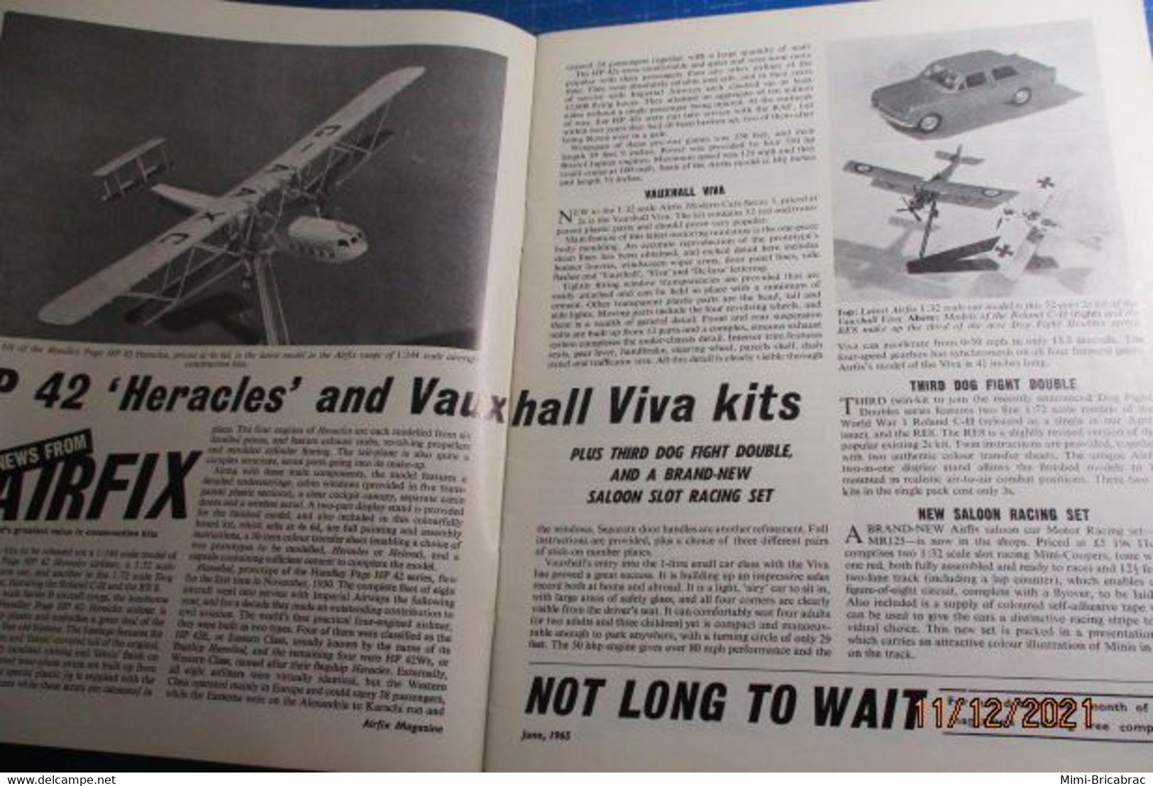 AIRFIXMAG2021 Revue Maquettisme En Anglais AIRFIX MAGAZINE De Juin 1965 , TBE , Sommaire En Photo 3 - Groot-Britannië