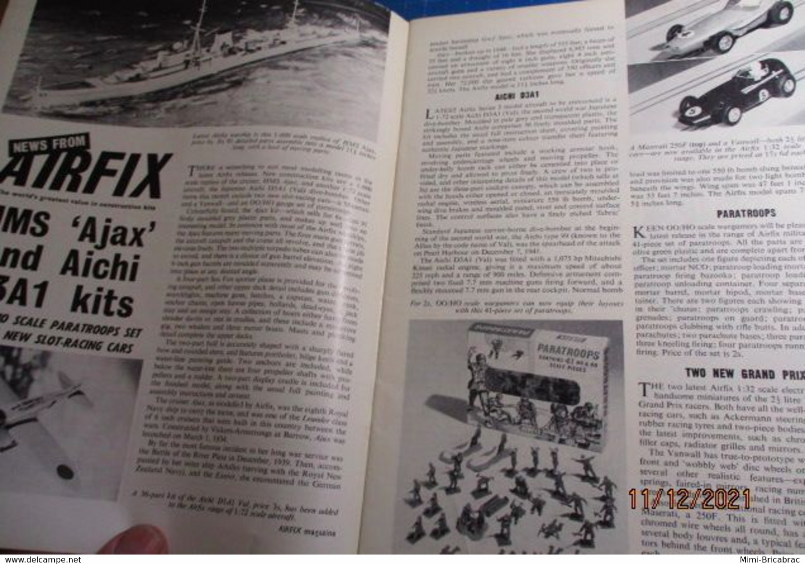 AIRFIXMAG2021 Revue Maquettisme En Anglais AIRFIX MAGAZINE De Aout 1965 , TBE , Sommaire En Photo 3 - Gran Bretaña