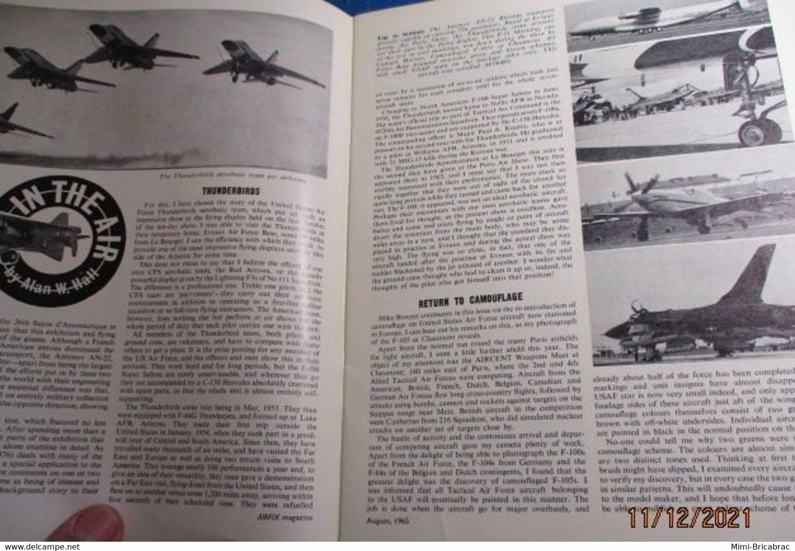 AIRFIXMAG2021 Revue Maquettisme En Anglais AIRFIX MAGAZINE De Aout 1965 , TBE , Sommaire En Photo 3 - Gran Bretaña