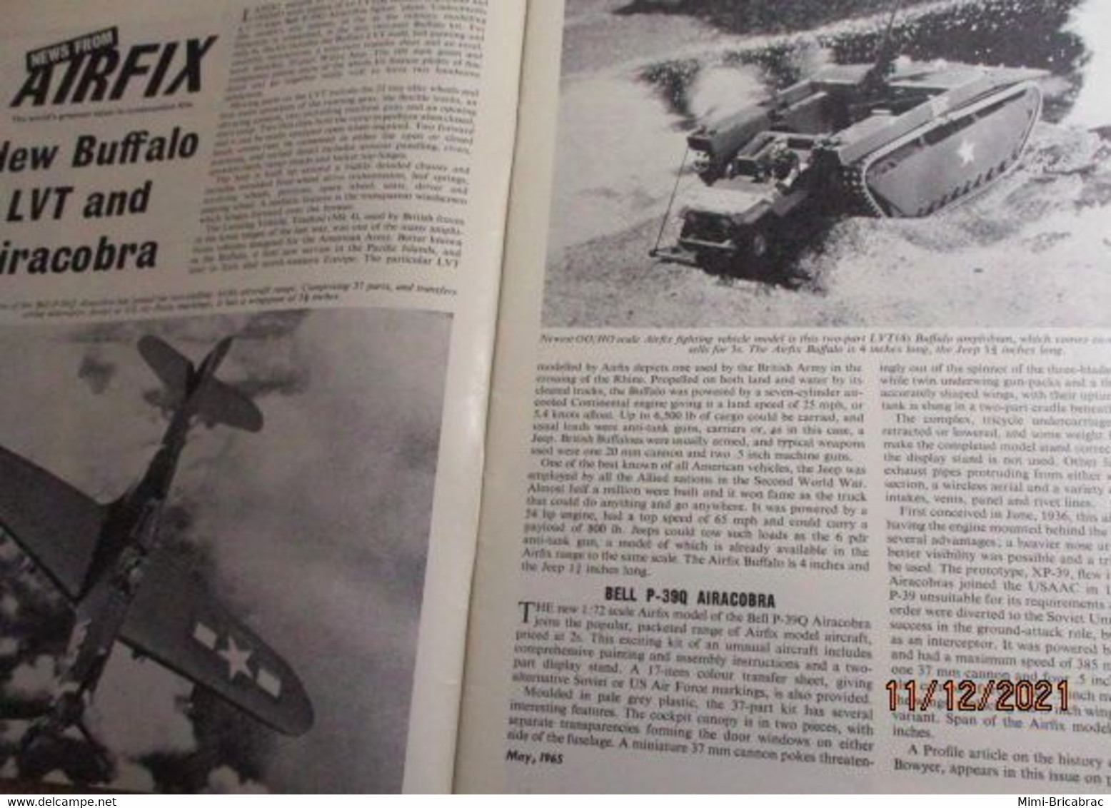 AIRFIXMAG2021 Revue Maquettisme En Anglais AIRFIX MAGAZINE De Mai 1965 , TBE , Sommaire En Photo 3 - Groot-Britannië