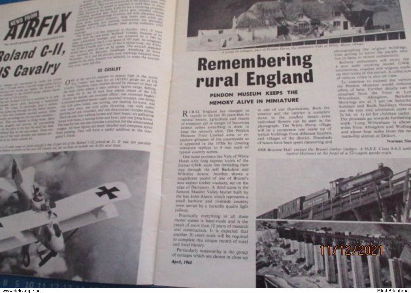 AIRFIXMAG2021 Revue Maquettisme En Anglais AIRFIX MAGAZINE De Avril 1965 , TBE , Sommaire En Photo 3 - Groot-Britannië