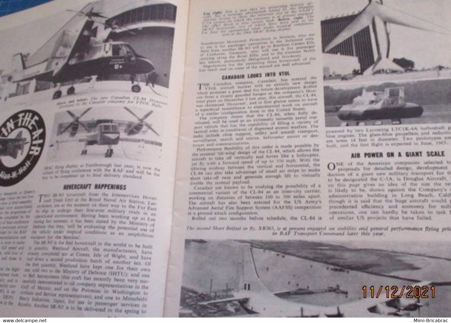 AIRFIXMAG2021 Revue Maquettisme En Anglais AIRFIX MAGAZINE De Février 1965 , TBE , Sommaire En Photo 3 - Groot-Britannië