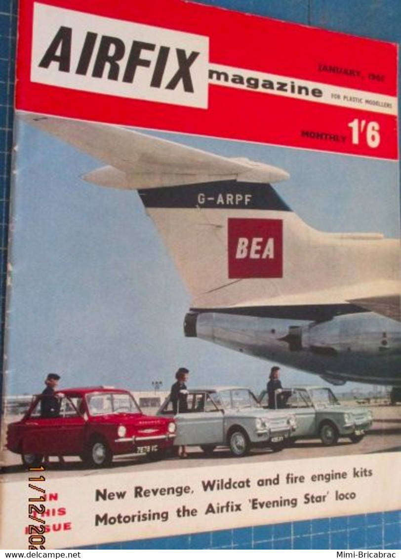 AIRFIXMAG2021 Revue Maquettisme En Anglais AIRFIX MAGAZINE De Janvier 1965 , TBE , Sommaire En Photo 3 - Groot-Britannië