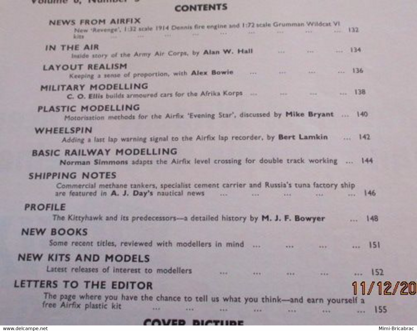 AIRFIXMAG2021 Revue Maquettisme En Anglais AIRFIX MAGAZINE De Janvier 1965 , TBE , Sommaire En Photo 3 - Groot-Britannië