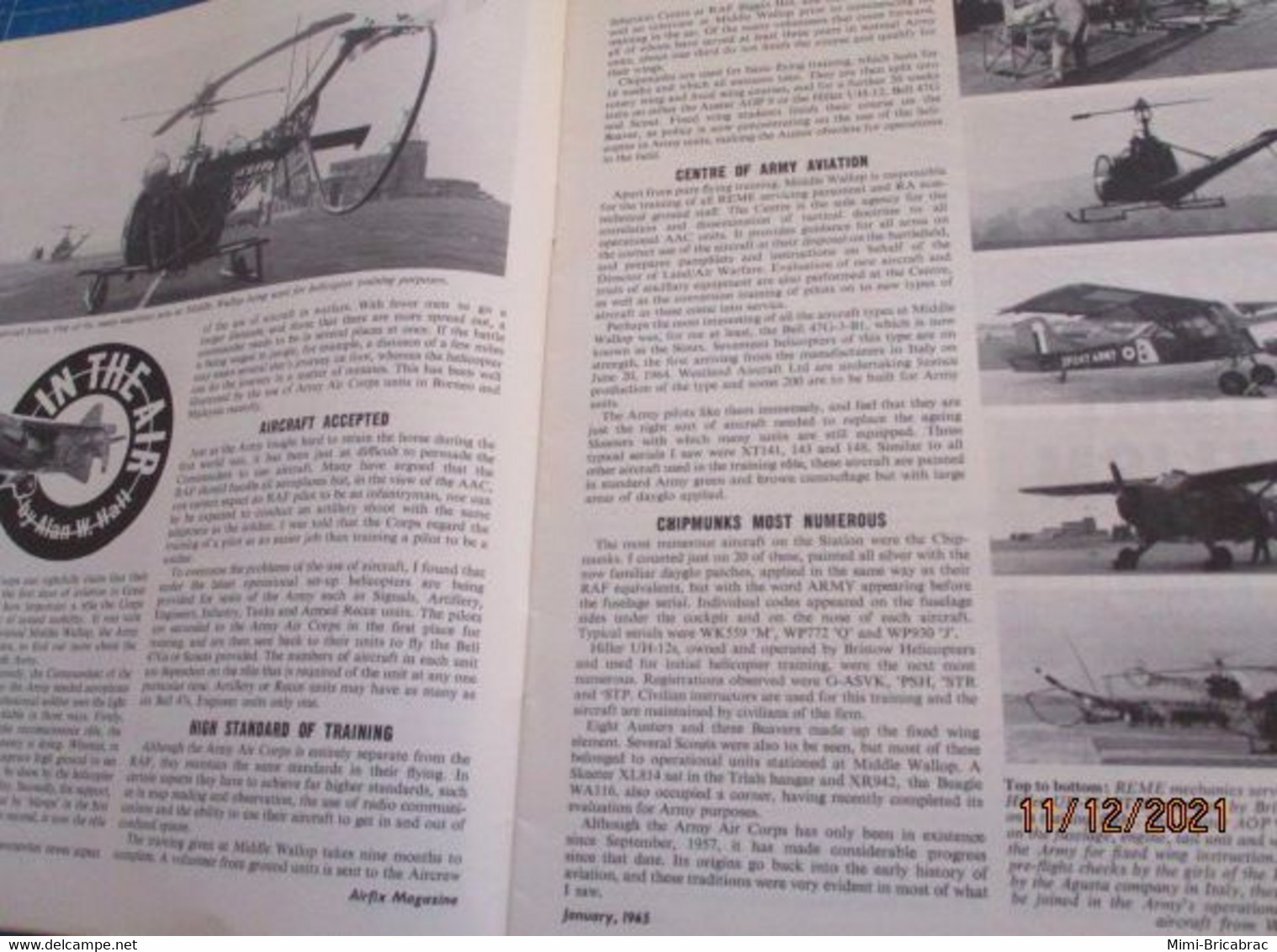 AIRFIXMAG2021 Revue Maquettisme En Anglais AIRFIX MAGAZINE De Janvier 1965 , TBE , Sommaire En Photo 3 - Gran Bretagna