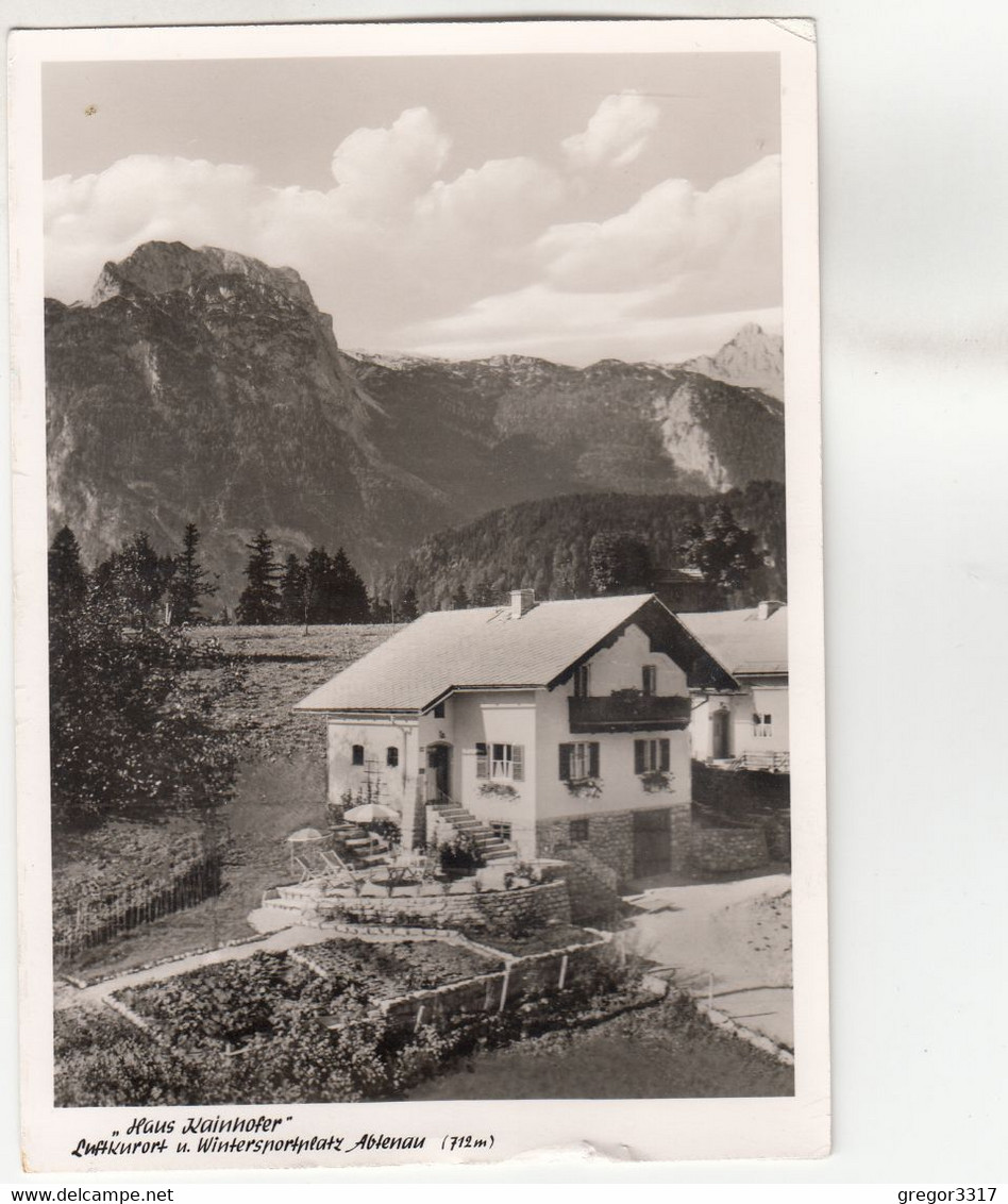 A4746) ABTENAU - Haus KAINHOFER - Tolle ältere S/W AK - Abtenau